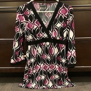 Empire waist bell sleeve tunic